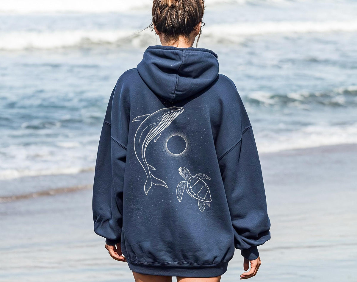 Whale Turtle Hoodie