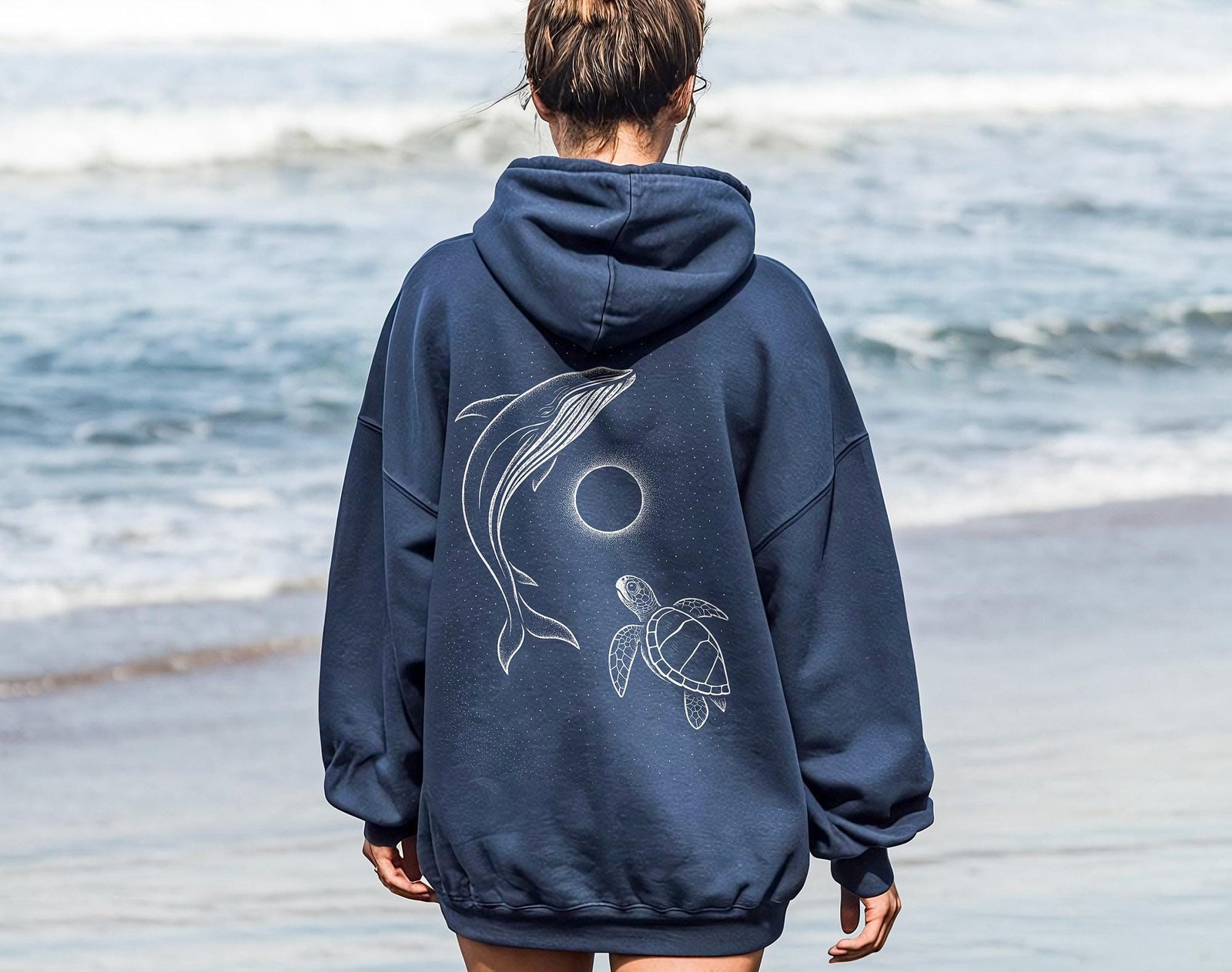 Whale Turtle Hoodie