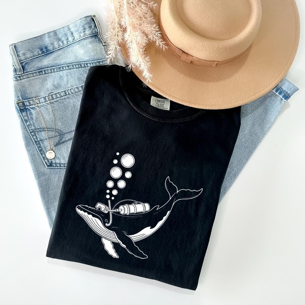 Whale Swimming T-Shirt