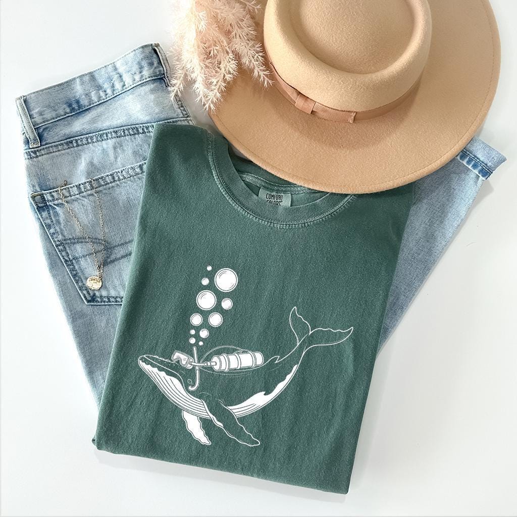 Whale Swimming T-Shirt