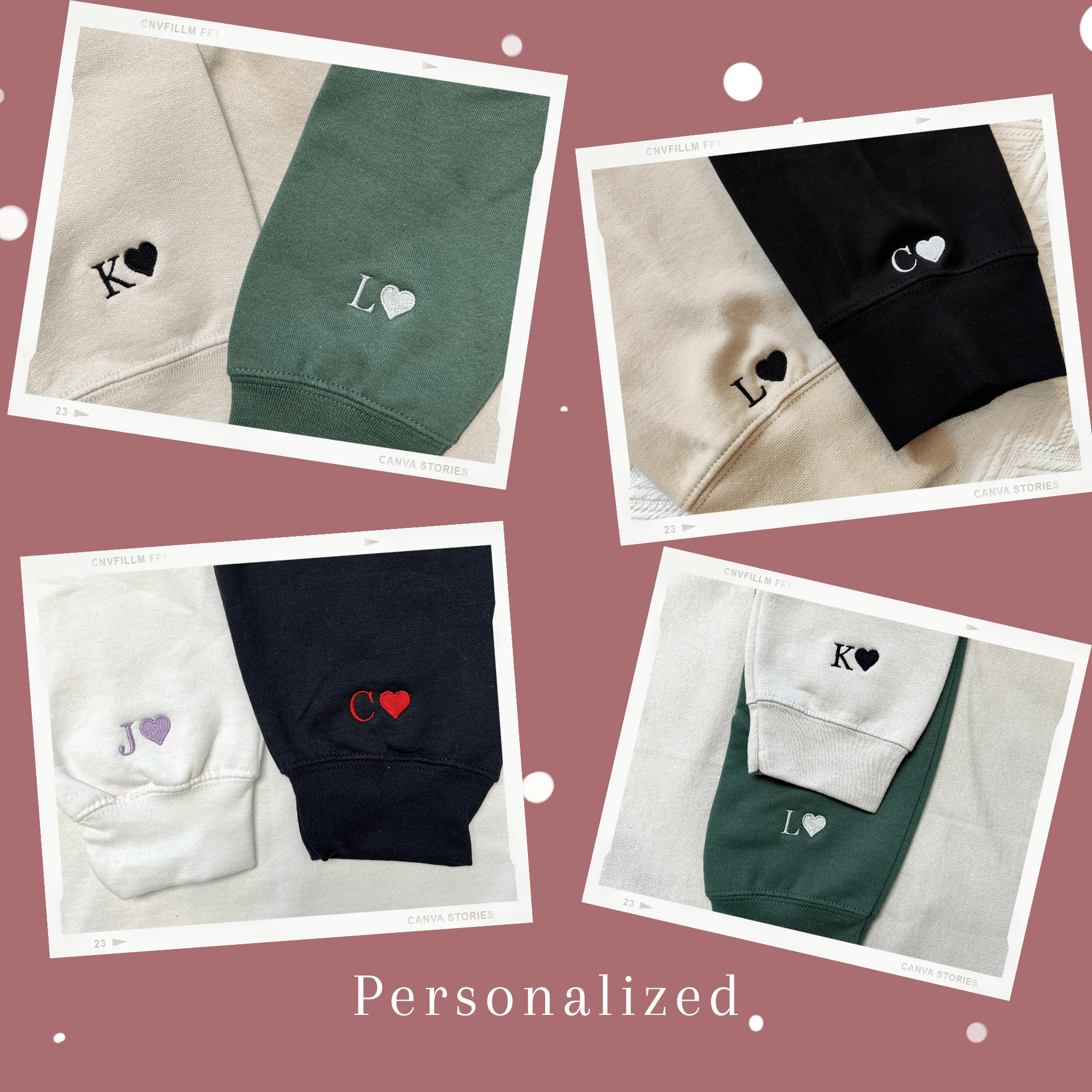 Custom Matching Hoodies for Couples, Playful Cartoon Inspired Embroidered Matching Hoodie